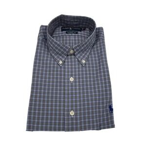 Ralph Lauren Classic Fit‎ Dress Shirt Plaid Button Down Long Sleeve Size 16